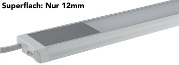LED Unterbauleuchte "Comprido 600" / 230V,10W, 1430lm, 60cm,4200K neutralweiß