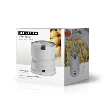 Kartoffelschäler mit Salatschleuder | 1000g Fassungsvermögen | 85 W | Weiß