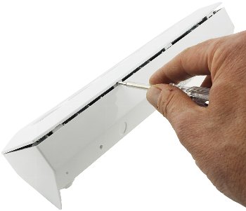 5-fach Steckdosenblock, weiß / 250V~/ 16A, Aufbaumontage