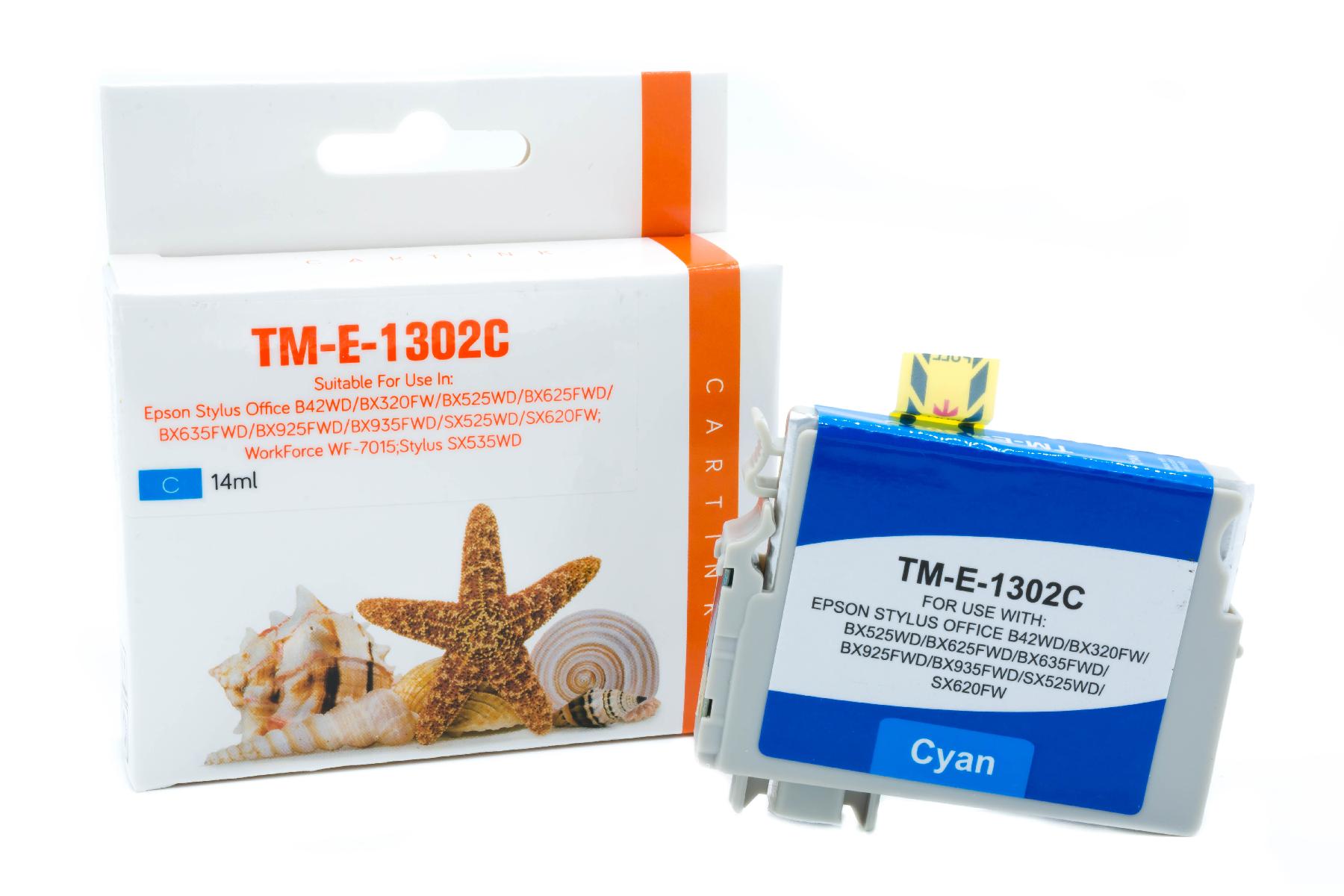 T1302 alternativ Seestern Tinte cyan / C13T13024010 / 14