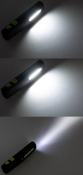 LED Stableuchte mit Akku "FlexiLED 880" / Ladeschale, Magnetfuß,10W, 880lm,IP67