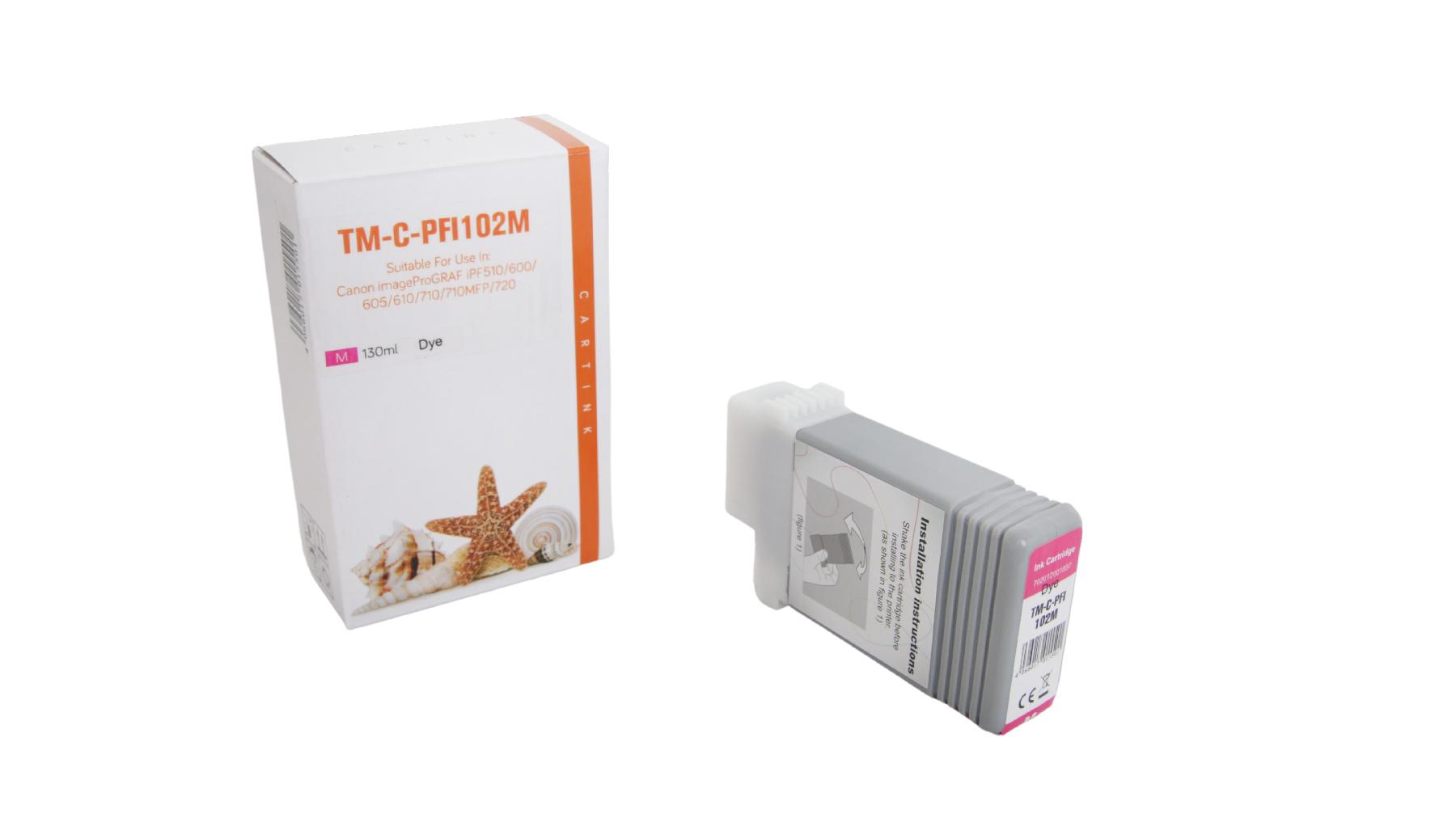 PFI102M Refill Tinte magenta für Canon / 0897B001 / 130ml
