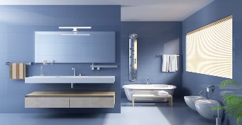 LED Spiegelleuchte "Banho 400", 230V, 7W, 1080lm, 40cm, Neutralweiß