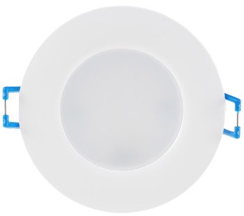 LED-Einbauleuchte "Flat-30 FR-R" 4200K, Ø85x30mm, 5W, 500lm, IP44, rund, weiß