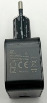 Stecker-Netzteil mit USB-C "CTN-PD20", In 100-240V~, Out 5,0V/9,0V/12,0V=, 20W