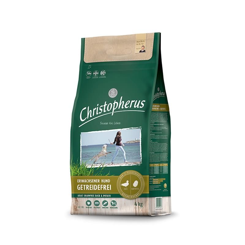 Christopherus Getreidefrei Ente & Kartoffel - 4 kg Christopherus Getreidefrei Ente & Kartoffel - 4 kg