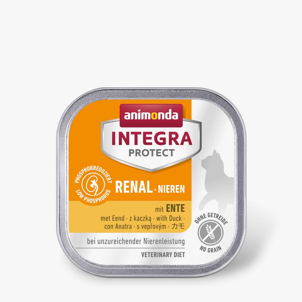 Animonda Cat Schale Integra Protect Niere mit Ente 100g