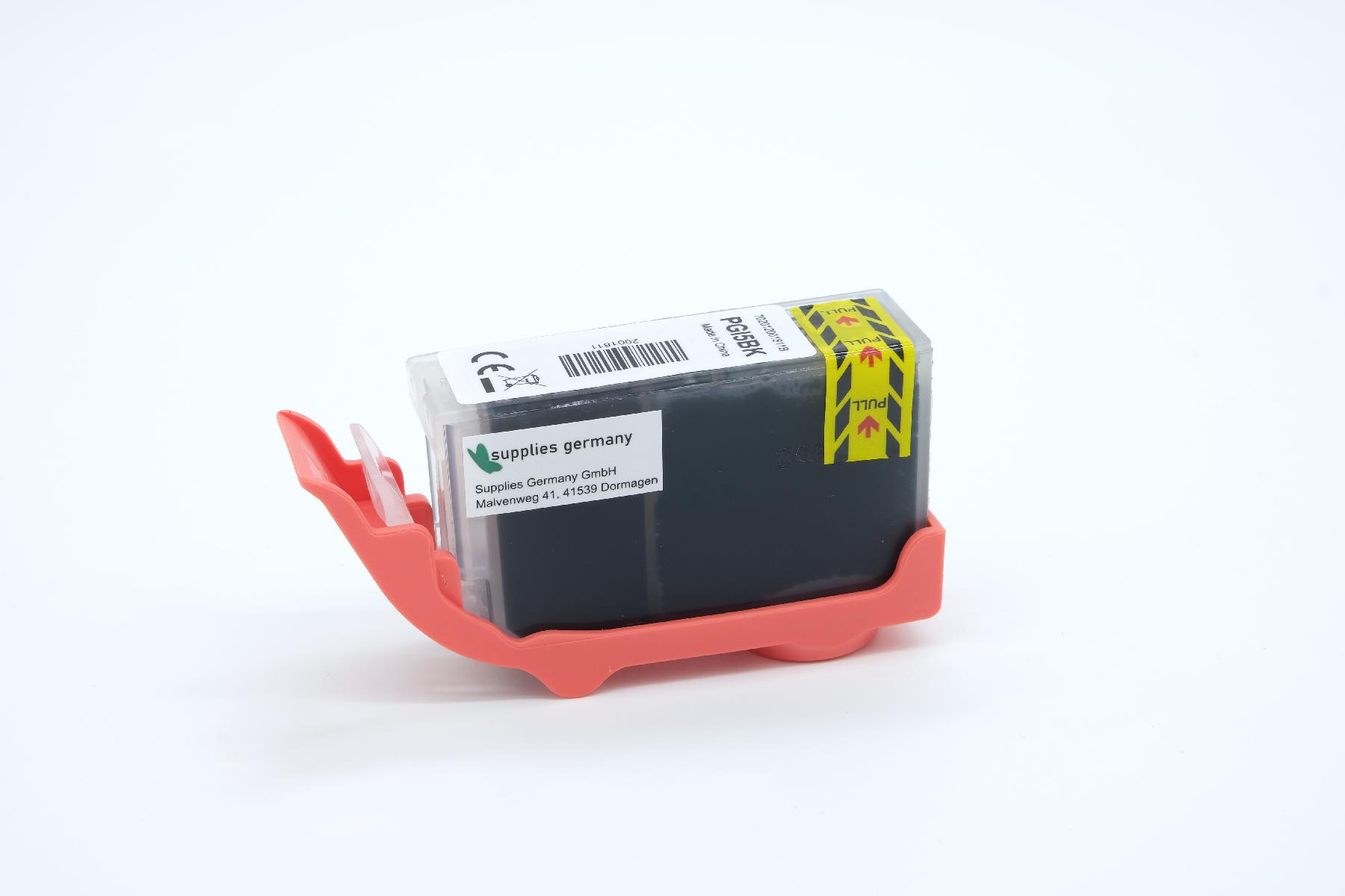 PGI5BK alternativ Tinte black für Canon / 0628B001 / 26ml / mit Chip