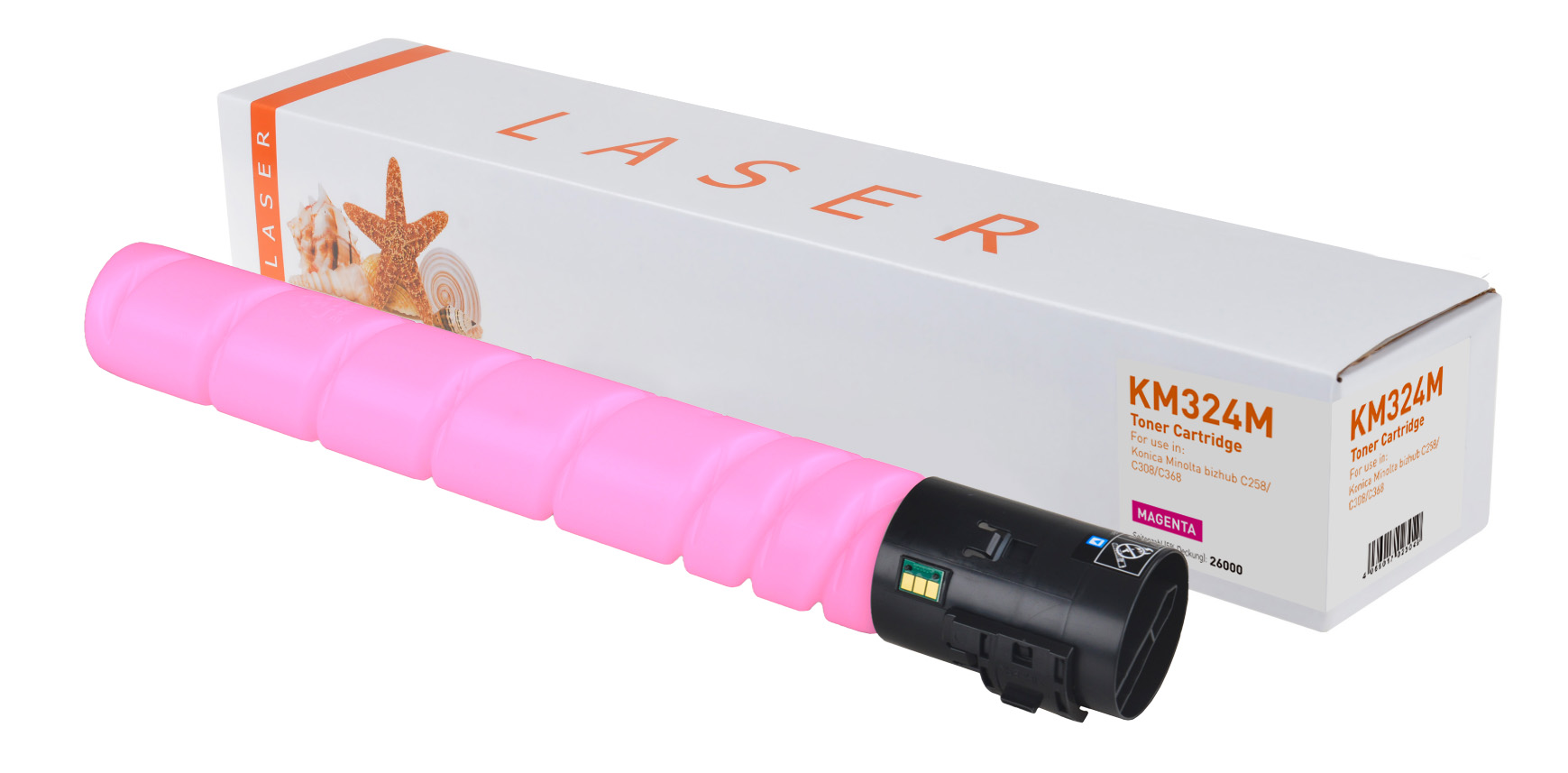 TN324M alternativ Toner magenta für KONICA MINOLTA / A8DA350 / 26.000 Seiten