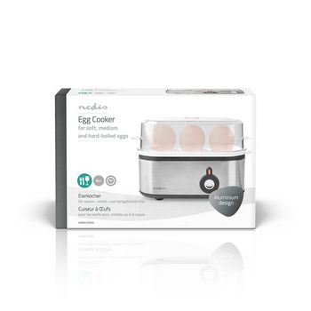 Eierkocher | Messbecher | Aluminium / schwarz