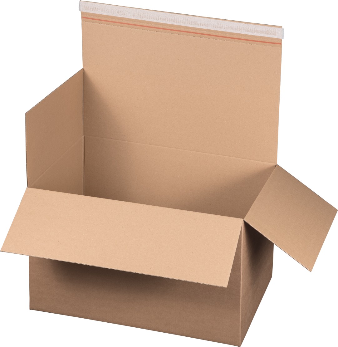 Fixboden-Aufrichtekarton, Xtra-Strong, 460x309x200-300, braun, VPE10