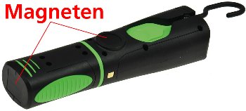 LED Stableuchte mit Akku "FlexiLED 300+" / Ladeschale, Magnethalter, 3W, 250lm,IP44