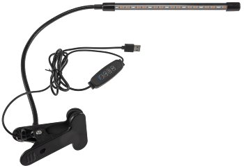 LED Pflanzenlampe "CT-PFL" Rot+Blau, 1-fach, Klemmhalter, Kabel-FB