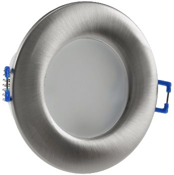 LED-Einbauleuchte "Flat-30 FR-R" 3000K / Ø85x30mm, 5W, 590lm, IP44, rund, poliert