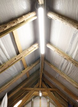 Wand-& Deckenleuchte "HP-63" IP65, 150cm / 56W, 4000k, neutralweiß, 6600 Lumen