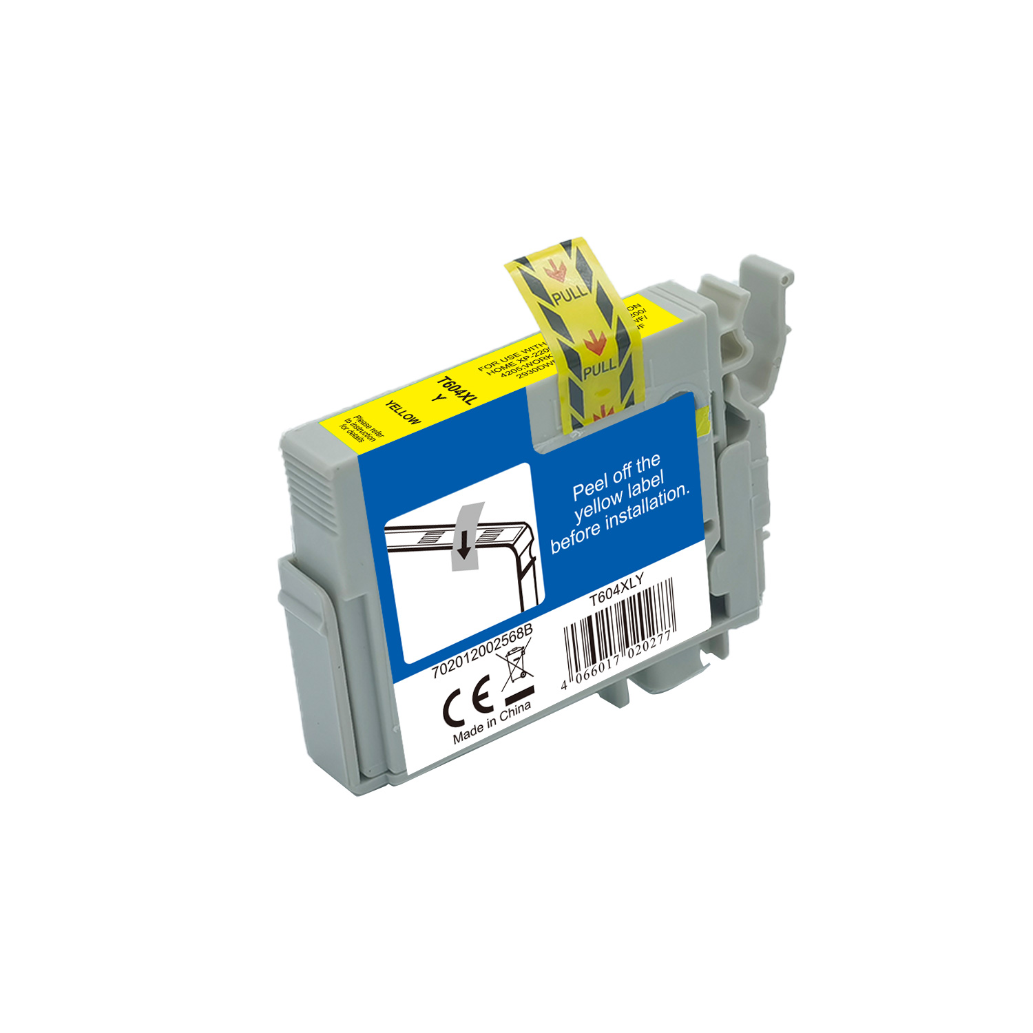 T604XLY alternativ Tinte yellow für Epson / C13T10H44010 / 7ml / 400 Seiten