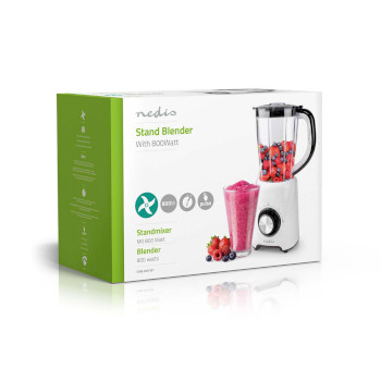 Standmixer | 1.5 l| Plastik | 2 Geschindigkeitsstufen | weiß