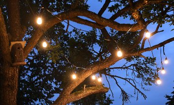 Biergarten-Lichterkette "CT-BGL 15", 1,5 + 12,5m, 15x Filamentlampe 0,8W