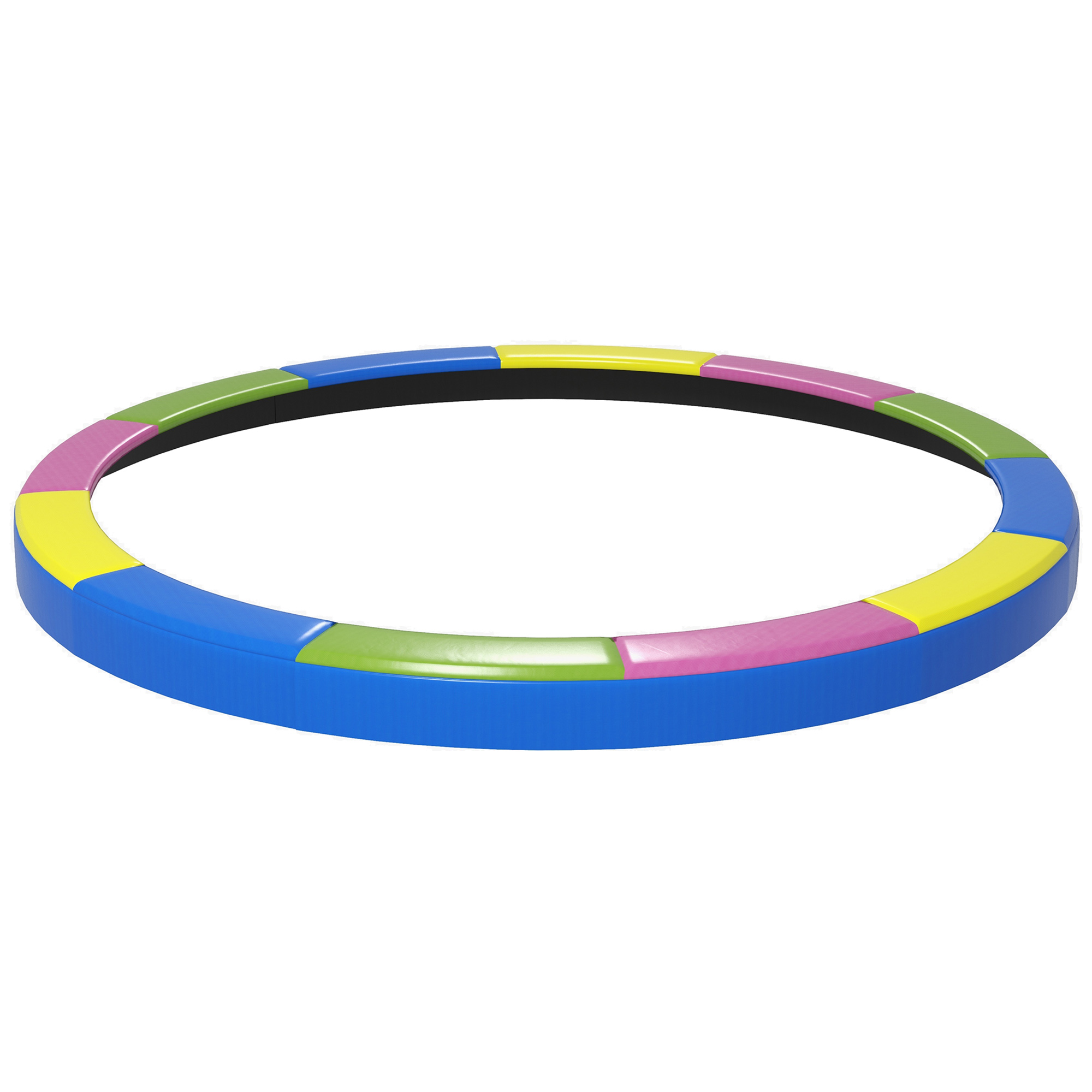 Ersatz-Randabdeckung für Trampoline, wasserfest, reißfest, Ø366 cm, bunt