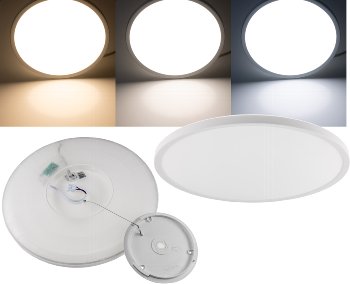 LED Deckenleuchte "Santano CCT 42" IP54, Ø 42cm, 24W, CCT 3000-6000k