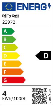 LED Tropfenlampe E27 "Filament T4" / 3000k, 524lm, 230V/4W, warmweiß