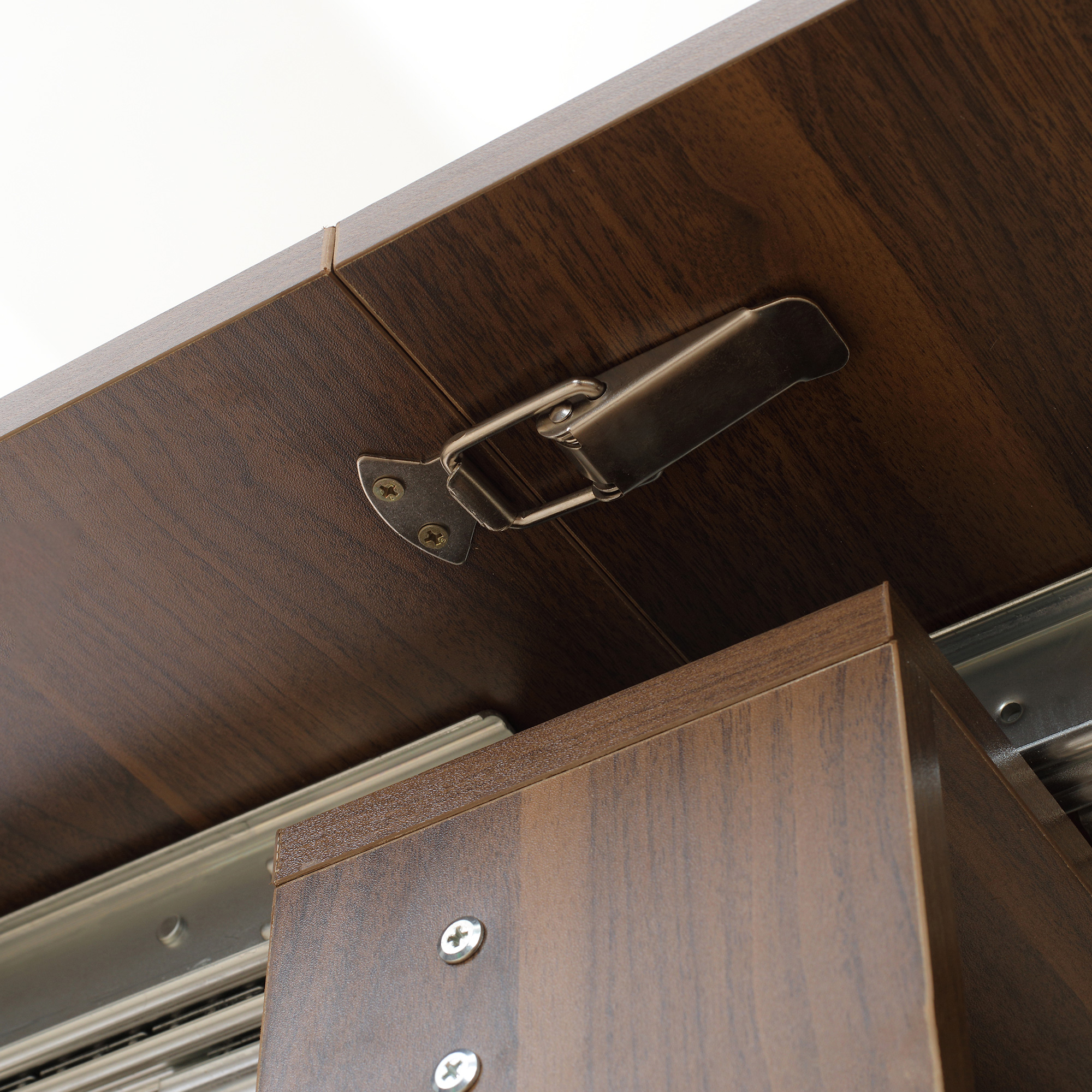 Ausklappbarer Esstisch Ausziehbarer Esstisch  Esstisch, mobil, modernes Design, 180cm x 85cm x 75cm, Braun