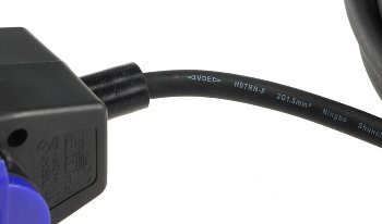 Werkstatt-Steckdose, 4-fach, 5m Kabel, IP44, mit Aufhänger, H07RN-F 3G1,5mm²