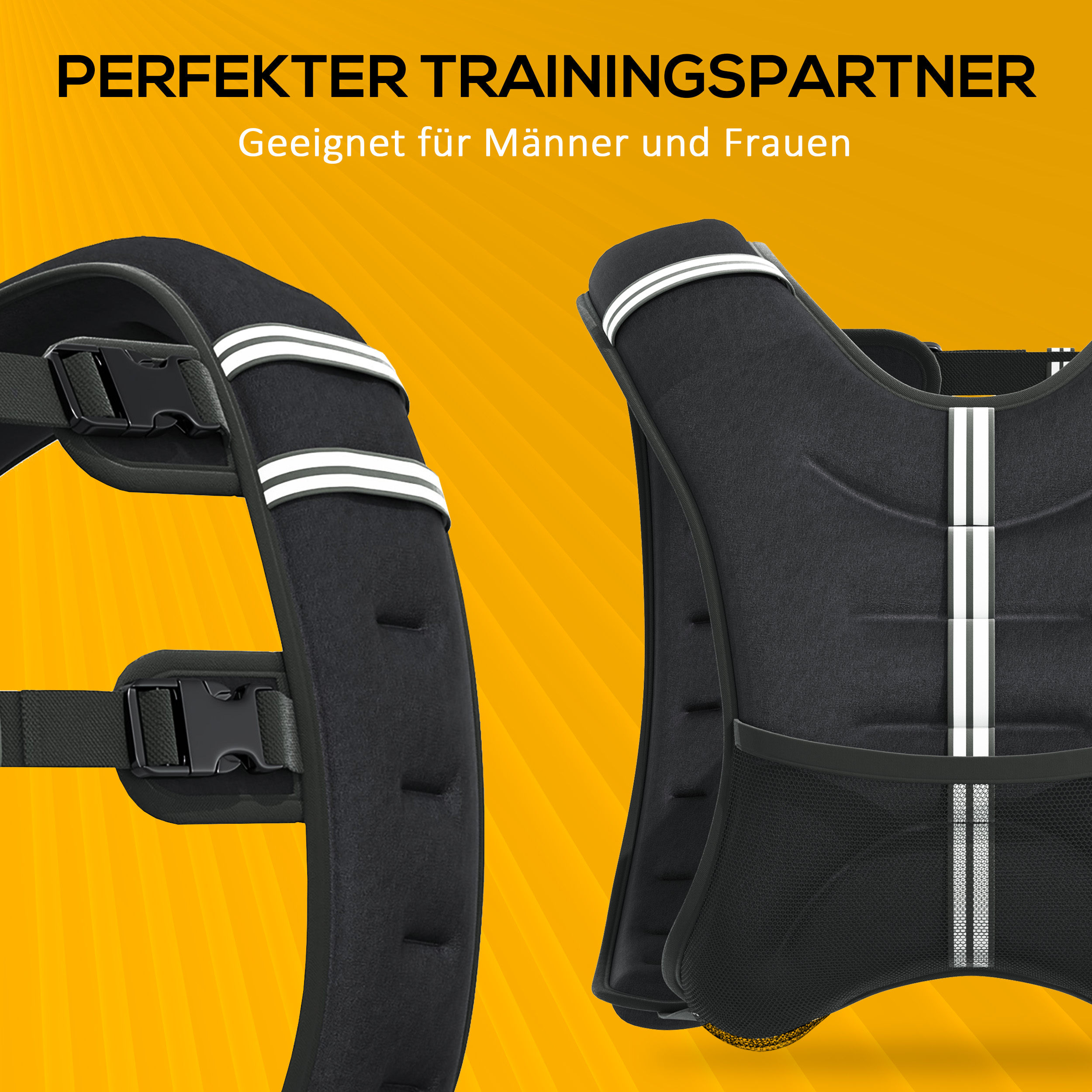 Gewichtsweste 5 KG / 8 KG / 10 KG verstellbare Trainingsweste mit herausnehmenbar Gewichten Laufweste Damen Herren für Muskelaufbau Krafttraining, Laufen, Fitness, Cross Training