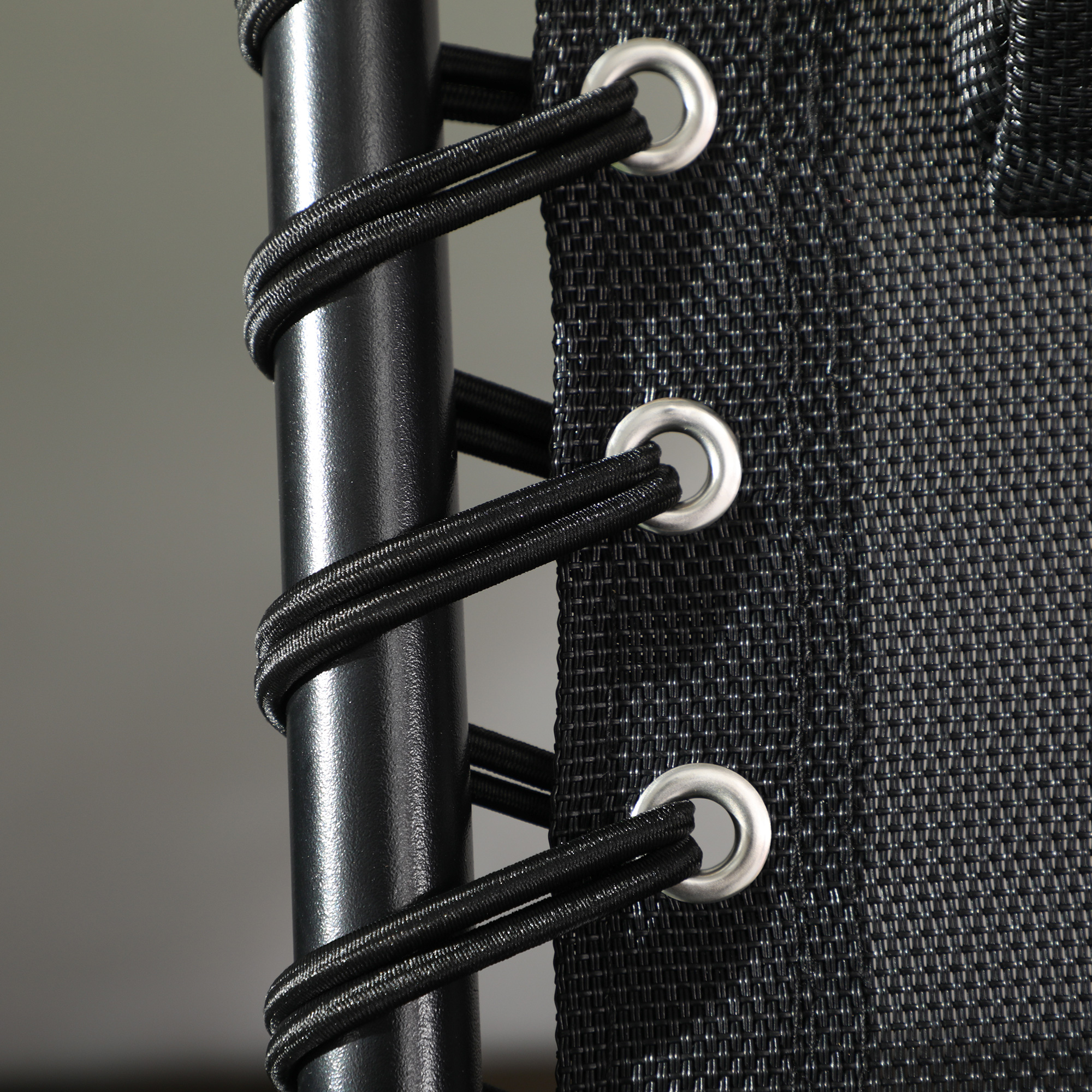 Klappliege, 5-stufig neigbare Rückenlehne, Kissen, Auflage, bis 120 kg, Stahl, hellgrau, 58 x 189 x 32,5 cm