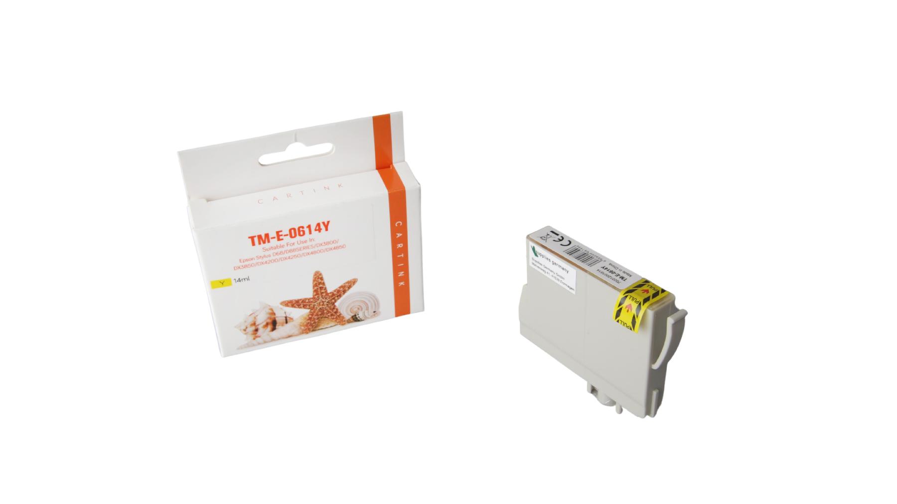 T0614 alternativ Seestern Tinte yellow für Epso / C13T06144010 / 10,2ml