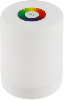 LED Akku-Tischleuchte mit Touch-Funktion / Höhe 113mm, Warmweiß + RGB