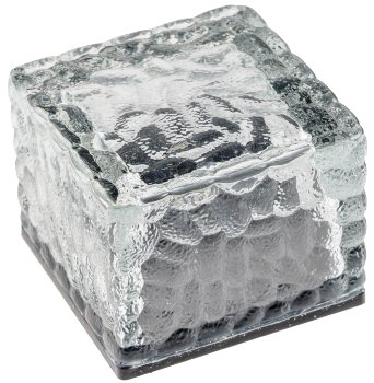 Solar Dekosteine IP65, 4er Set / mit Dämmerungssensor, Warmweiß