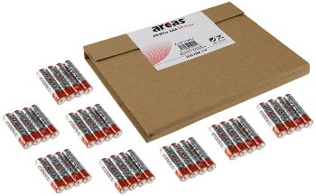Micro-Batterien ARCAS Alkaline / Typ AAA/LR03, 1,5V, 36er Flat-Pack