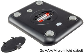 Digitale Küchenwaage "CT KW-5", 0-5kg, ±1g, 18x14x2cm