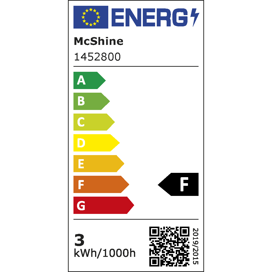 LED-Strahler McShine ''PV-MCOB'' GU10, 3W, 240lm, 38°, 3000K, warmweiß