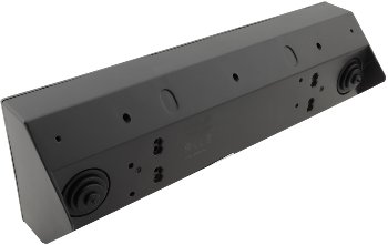 5-fach Steckdosenblock, schwarz, 250V~/ 16A, Aufbaumontage