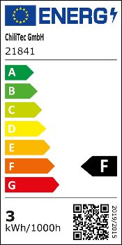 LED-Einbauleuchte "Flat-26" warmweiß / 80x26mm, 3W, 370lm, Edelstahl gebürstet