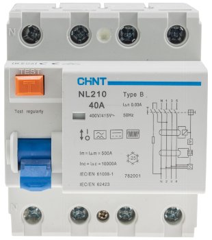 FI Fehlerstrom-Schutzschalter 30mA, 40A, 4-polig # allstromsenstiv #