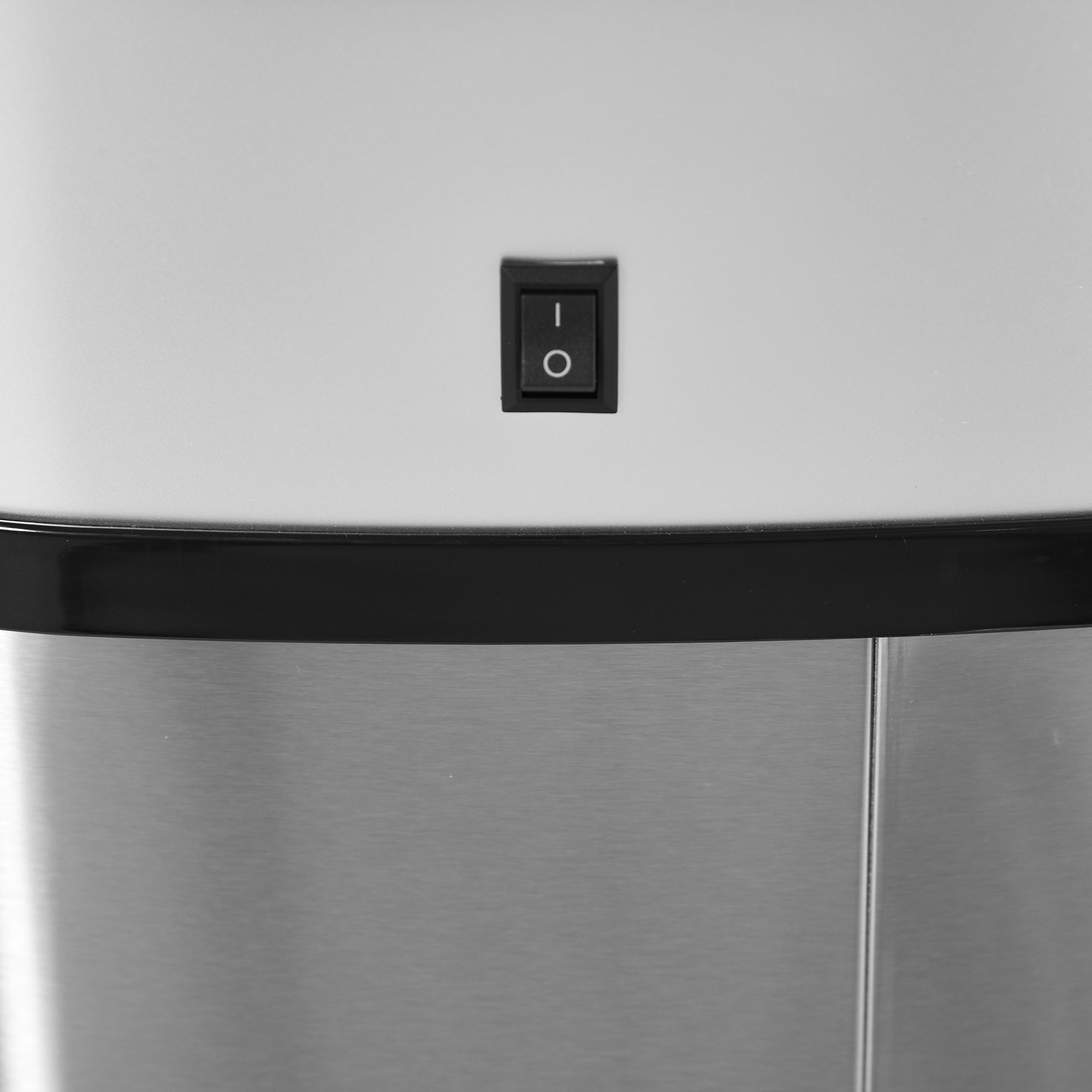 Mülleimer mit Sensor 58L Automatik Abfalleimer mit Bewegungssensor, Wasserdichter Abfallbehälter aus Edelstahl für Küche, Büro, Schlafzimmer Silber