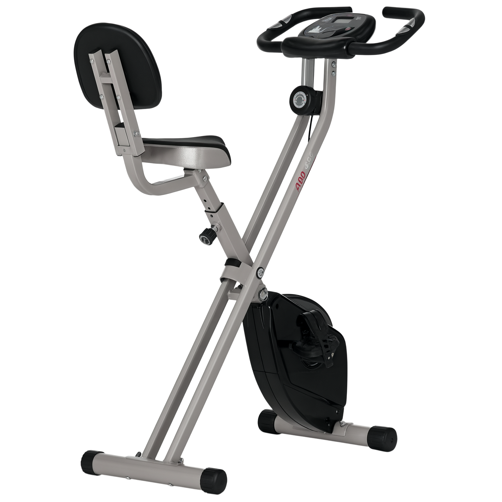 Heimtrainer Fahrradtrainer mit 8 stufig einstellbarem Magnetwiderstand höhenverstellbar Stahl Schwarz+Grau Heimtrainer Fahrradtrainer mit 8 stufig einstellbarem Magnetwiderstand höhenverstellbar Stahl Schwarz+Grau
