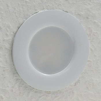 LED-Einbauleuchte "Flat-30 FR-R" 3000K / Ø85x30mm, 5W, 590lm, IP44, rund, weiß