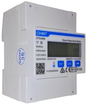 Drehstromzähler  / Smartmeter DTSU666 / MID geeicht 3-phasig 80A, 230/400V, 4TE