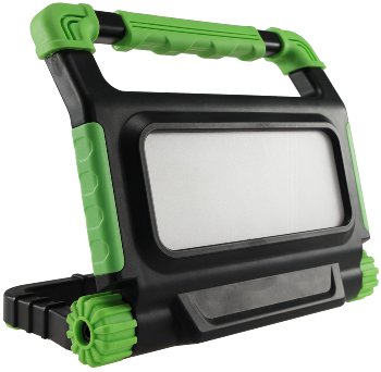 LED Baustrahler mit Akku "BSA-30" / 30W, 2400lm, 4500K / neutralweiß