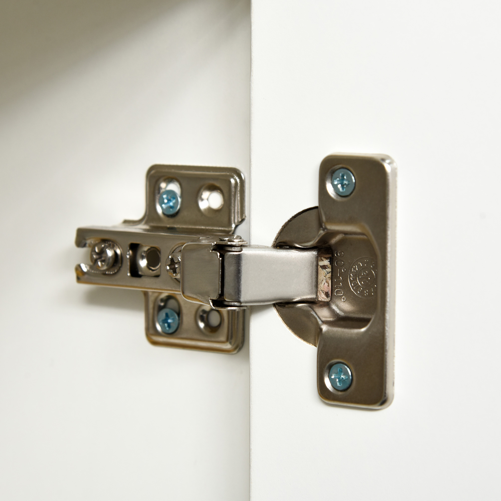 Sideboard Kommode Anrichte, 2 Schubladen, Push-Click, 117 cm x 36 cm x 74 cm, Weiß