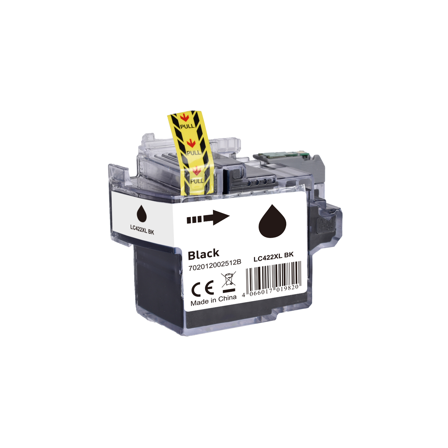 LC422XLBK alternativ (Pigment) Tinte black für Brother / LC422XLBK / 69ml