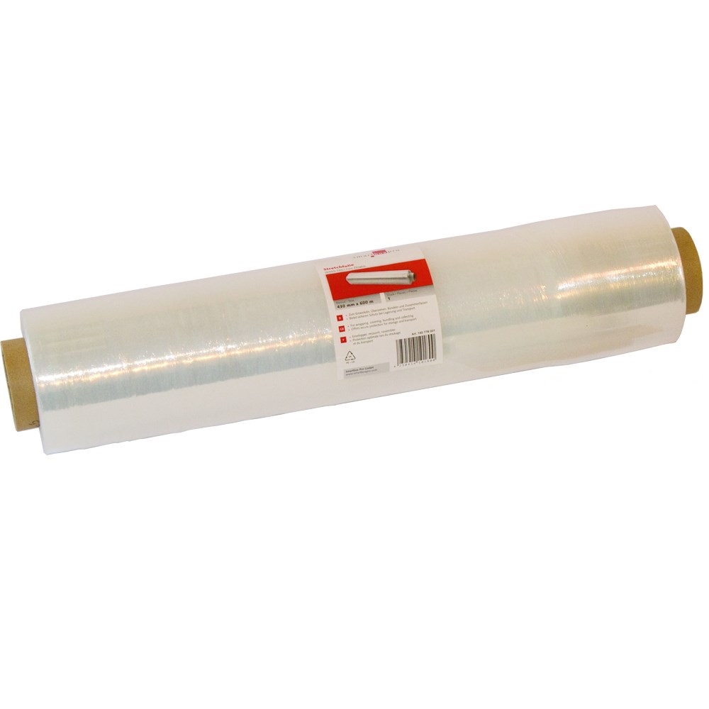 Stretchfolie, 0,5 x 300m , transparent, 23mµ, VPE6