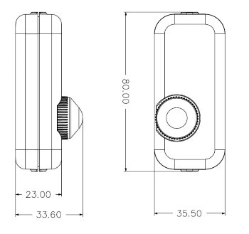 Schnurdimmer für LEDs, 3-150Watt / 230V, Drehregler mit Ein & Aus, schwarz