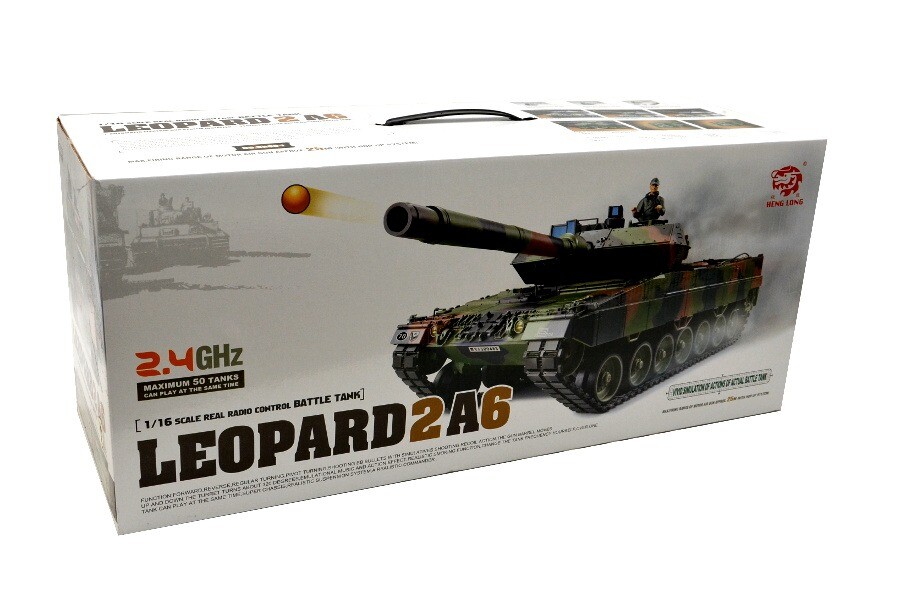 RC Panzer "Leopard 2A6" - Metallgetriebe - Schneetarn