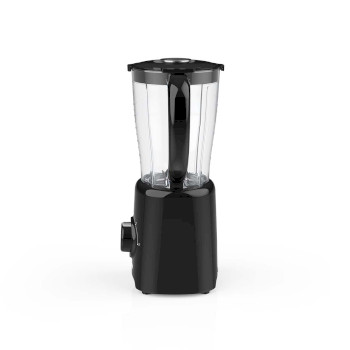 Blender | 800 W | 2 Geschwindigkeiten + Pulse | 4 Edelstahlklingen | 1,5-L-Kunststoffkanne| schwarz