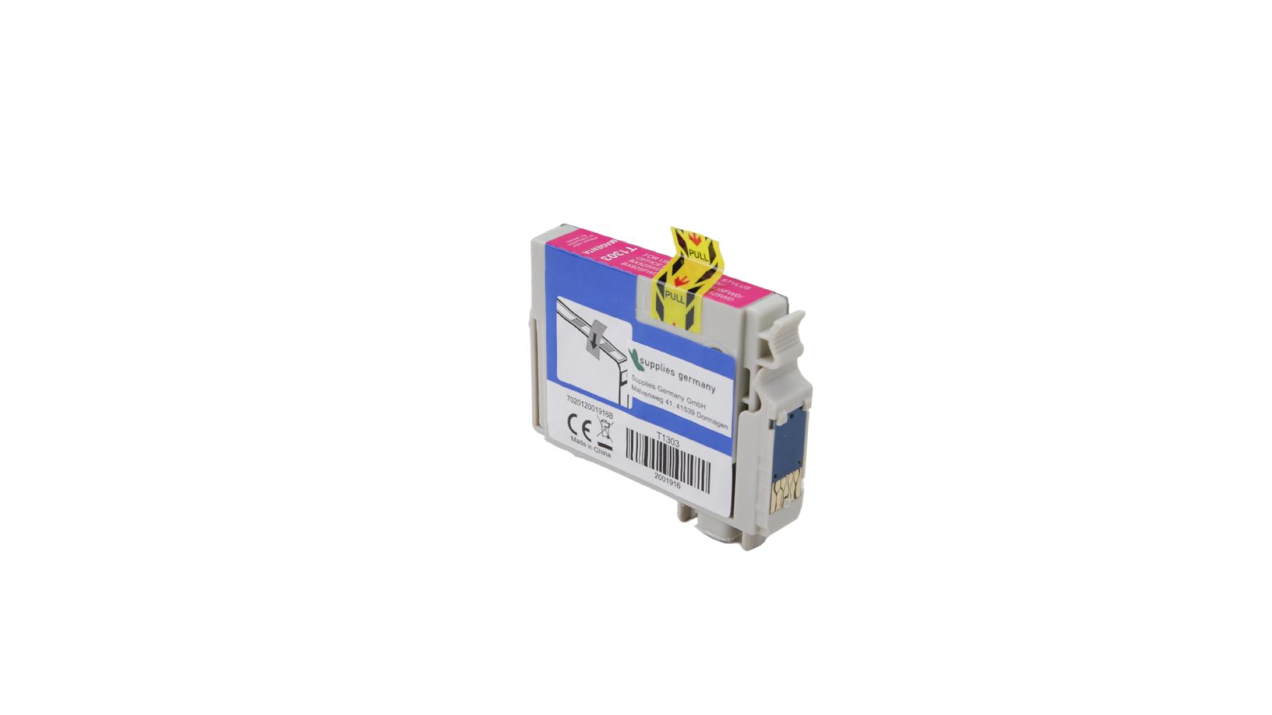 T1303 alternativ Tinte magenta für Epson / C13T13034020 / 14ml